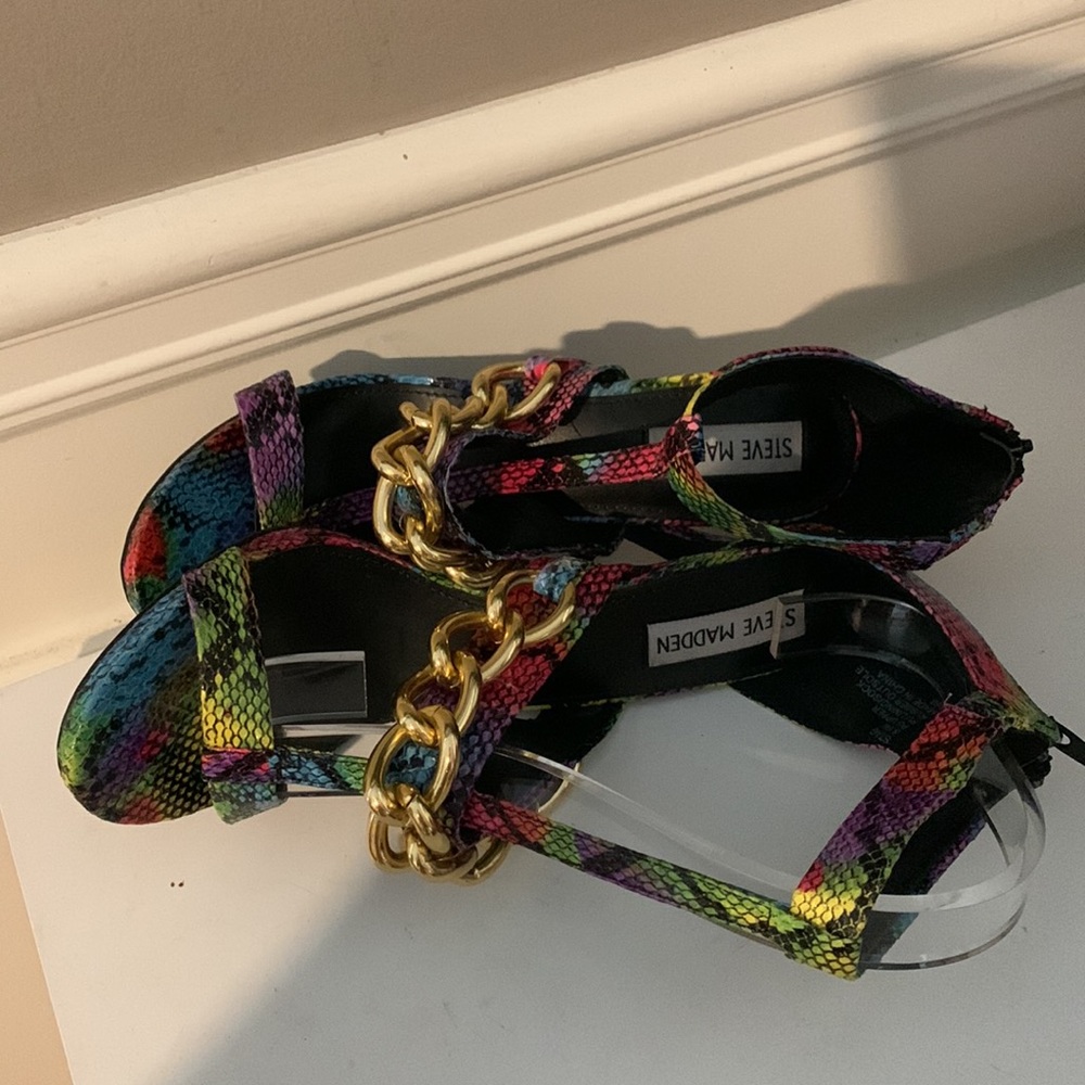 Steve Madden Stag Multi Snake Print With Chain - image 8